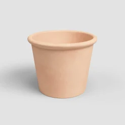 Maceta de barro Artevasi beige Saramago cilindro