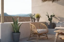 Maceta de barro Artevasi beige Amalia