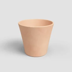 Maceta de barro Artevasi beige Manuel cónica
