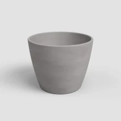 Maceta de barro Artevasi gris Emilia cuenco