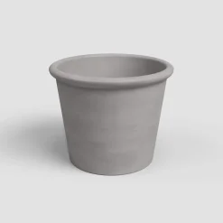 Maceta de barro Artevasi gris Saramago cilindro