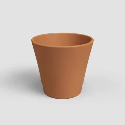 Maceta de barro Artevasi terracota Manuel cónica