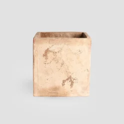 Maceta de Barro Delta Cubo Antic - Herstera
