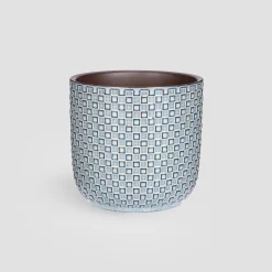 Maceta de Interior Mica Daan azul