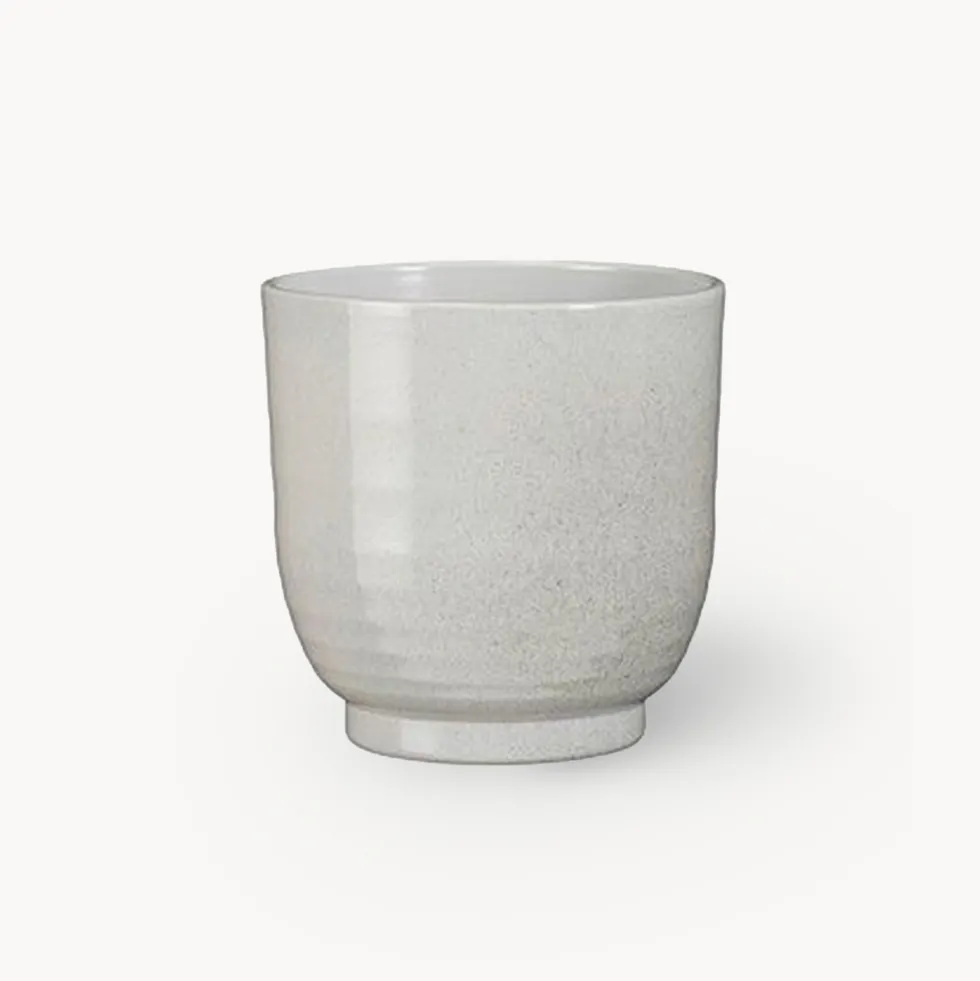 Maceta de Interior Mica Lisa beige
