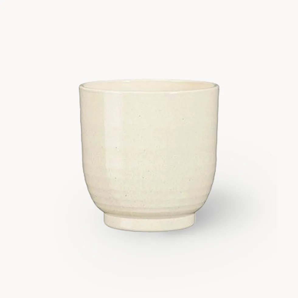 Maceta de Interior Mica Lisa beige