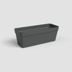 Maceta de plástico Artevasi antracita Capri jardinera