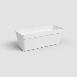 Maceta de plástico Artevasi blanca Capri jardinera