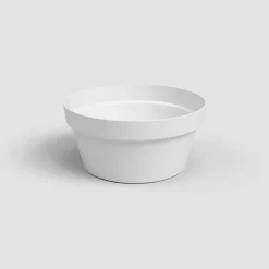 Maceta de plástico Artevasi blanca Capri bol