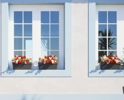 Maceta de plástico Artevasi taupe Capri jardinera