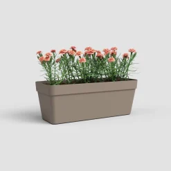 Maceta de plástico Artevasi taupe Capri jardinera