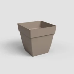 Maceta de plástico Artevasi taupe Capri cuadrada