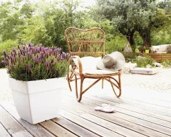 Maceta de plástico Artevasi taupe Capri cuadrada