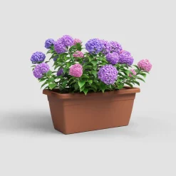 Maceta de plástico Artevasi terracota Venezia jardinera XL