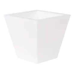 Maceta de Resina Clavel Blanco - New Garden