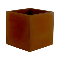 Maceta de Resina Fang Bronce Cubo - Vondom