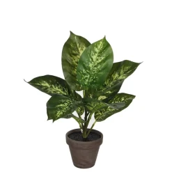 Maceta dieffenbachia artificial verde