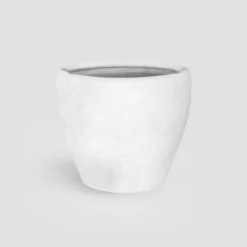 Maceta Discom Memphis blanco vintage (Campana)