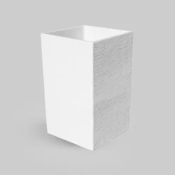 Maceta Framusa de gres Aspel blanca (Cubo alto)