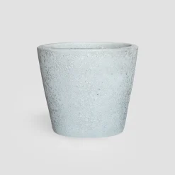 Maceta Fronda Angkor blanco (Cónico)