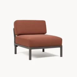 Módulo central para sofá de exterior Nardi MAXIMO terra/canela