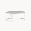 Mesa de centro para jardín Bizzotto TALUNAS blanca