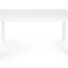 Mesa de comedor exterior Bizzotto KIPLIN cuadrada/rectangular blanca extensible
