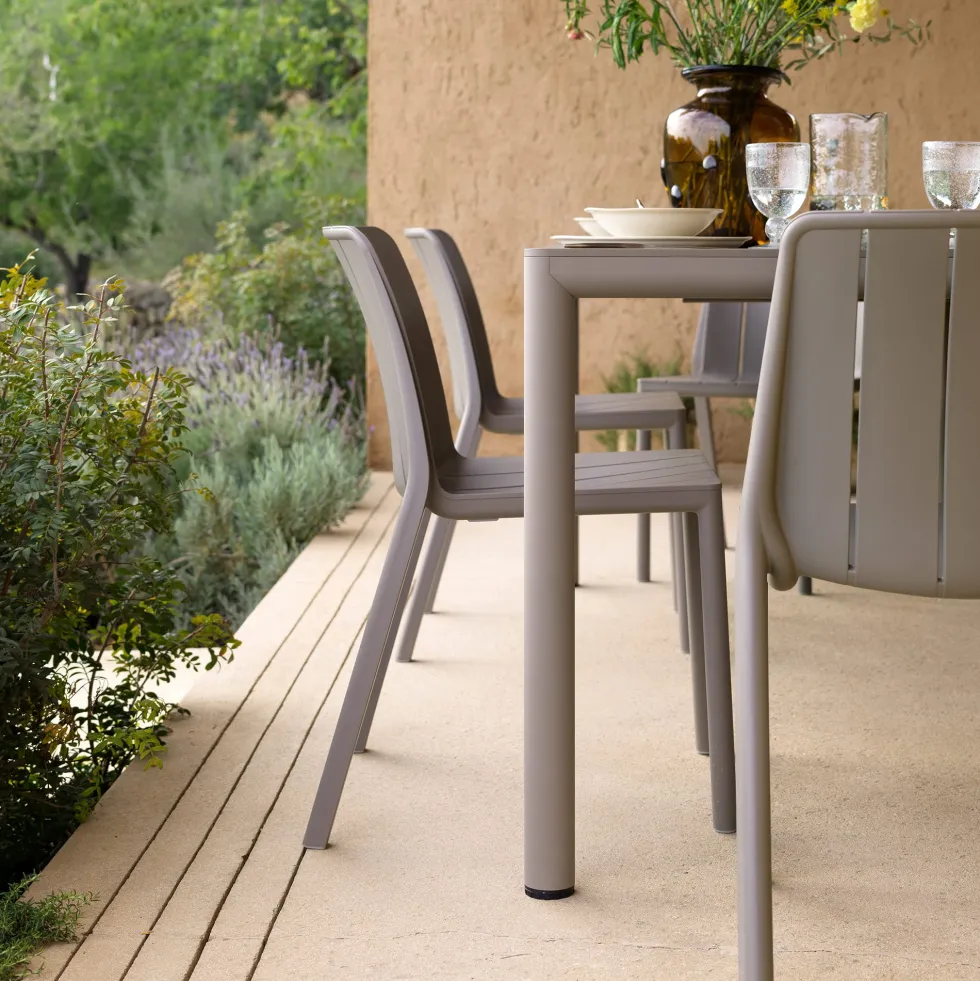 Mesa de comedor exterior Nardi TEVERE tórtora extensible