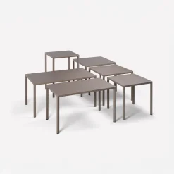 Mesa de comedor exterior Nardi PIAVE antracita