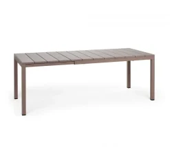 Mesa de comedor exterior Nardi RIO tórtora extensible