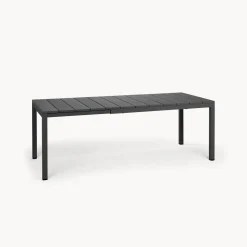 Mesa de comedor exterior Nardi RIO antracita extensible