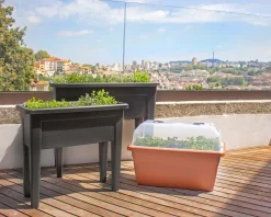 Mesa de huerto venezia negro
