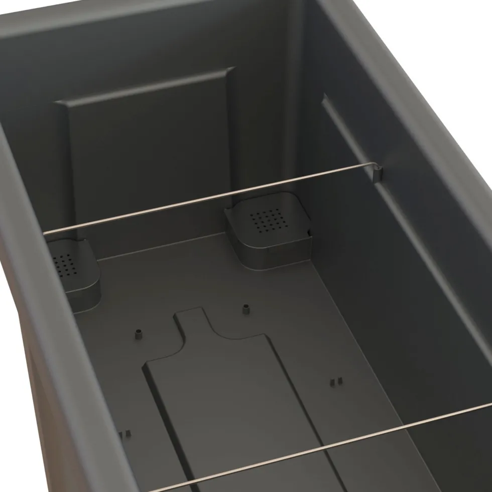 Mesa de huerto venezia negro