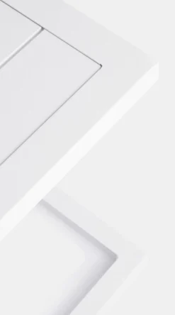 Mesa de jardín auxiliar Bizzotto HILDE blanca