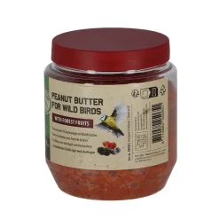 Peanut butter con frutos del bosque para pájaros silvestres