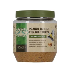 Peanut butter para pájaros silvestres