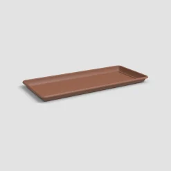 Plato de plástico Artevasi terracota Venezia rectangular