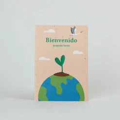 Postal Plantable "Bienvenido, pequeño brote" Resetea