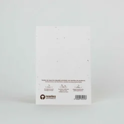 Postal Plantable "Bienvenido, pequeño brote" Resetea