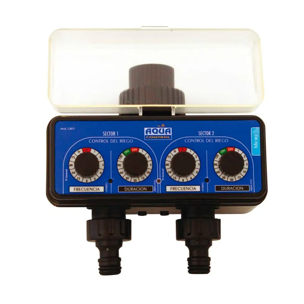 Programador de Riego por Goteo 2 vias Aqua Control