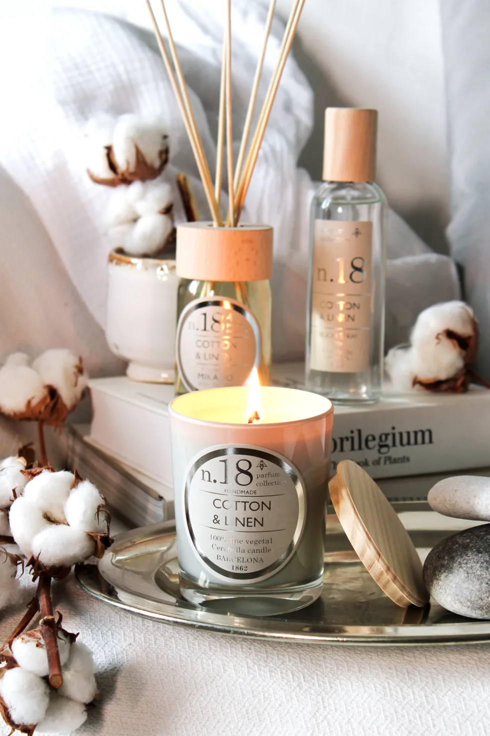 Recarga mikado Cerabella 18 Cotton & Linen (200 ml)