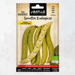 Semillas ecológicas de haba superaguadulce
