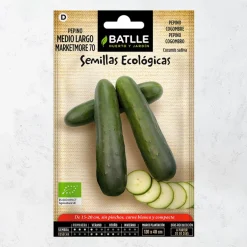 Semillas ecológicas de pepino marketmore 70
