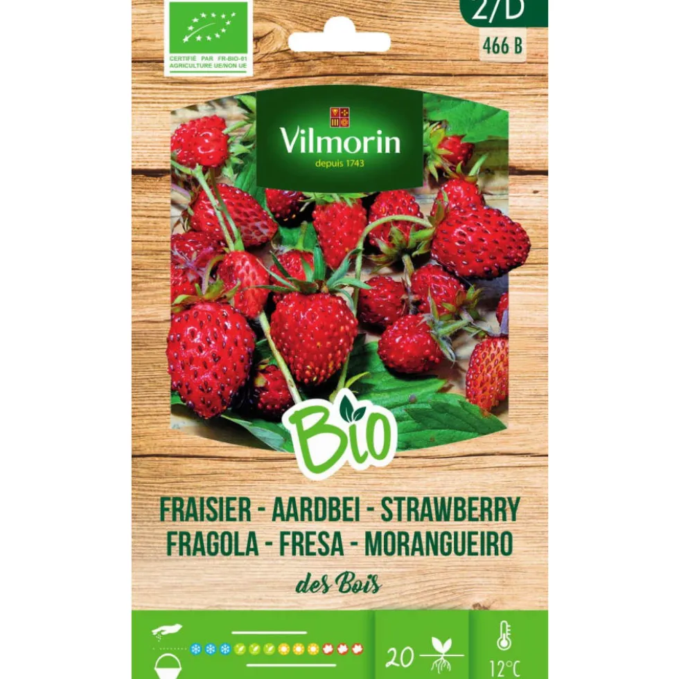 Semillas Fresones Bio Vilmorin