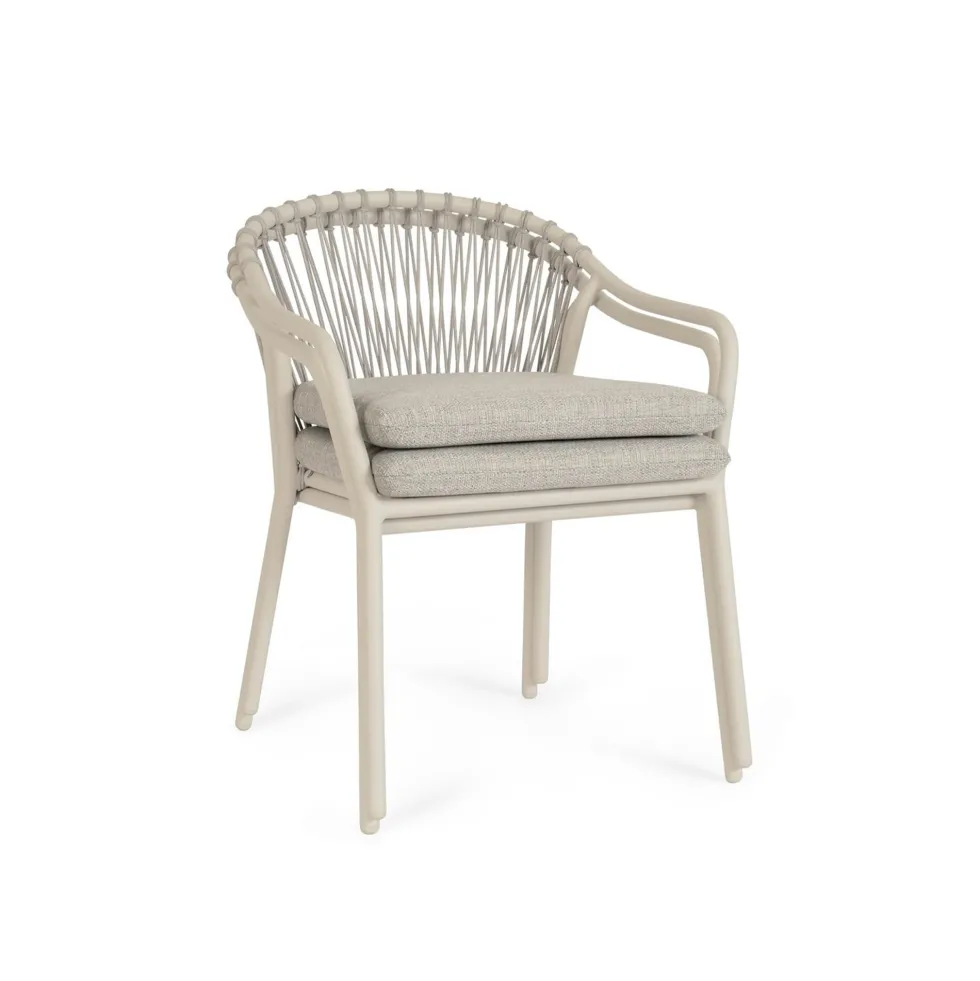 Silla de jardín Bizzotto EDVIGE gris