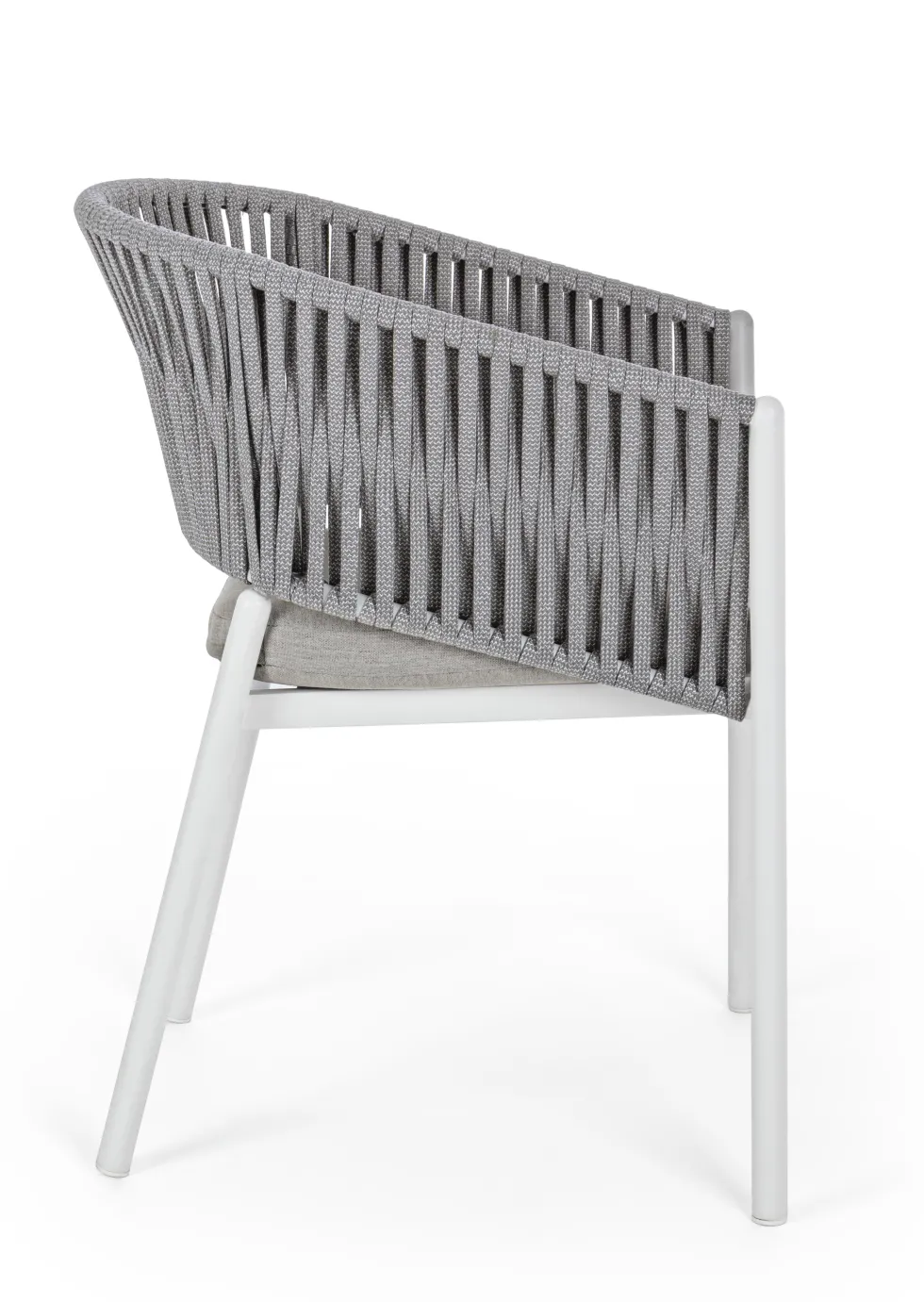 Silla de jardín Bizzotto FLORENCIA blanco con brazos