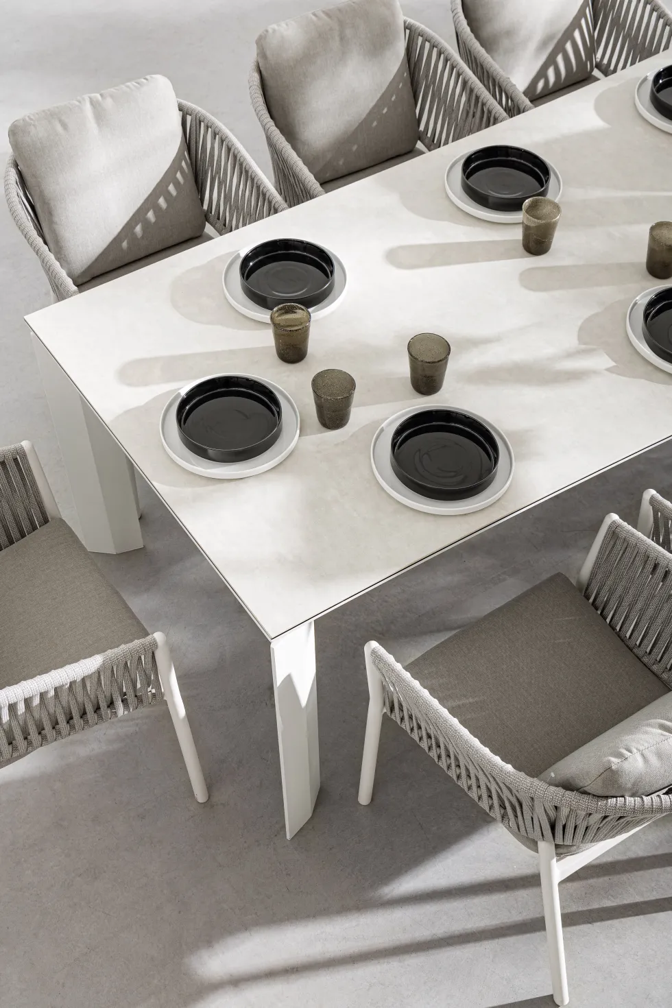 Silla de jardín Bizzotto FLORENCIA blanco con brazos