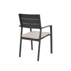 Silla de jardín Bizzotto ZELMAR antracita