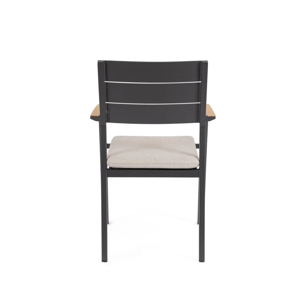 Silla de jardín Bizzotto ZELMAR antracita