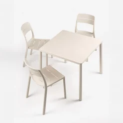 Silla de jardín Nardi CASSIA antracita con brazos